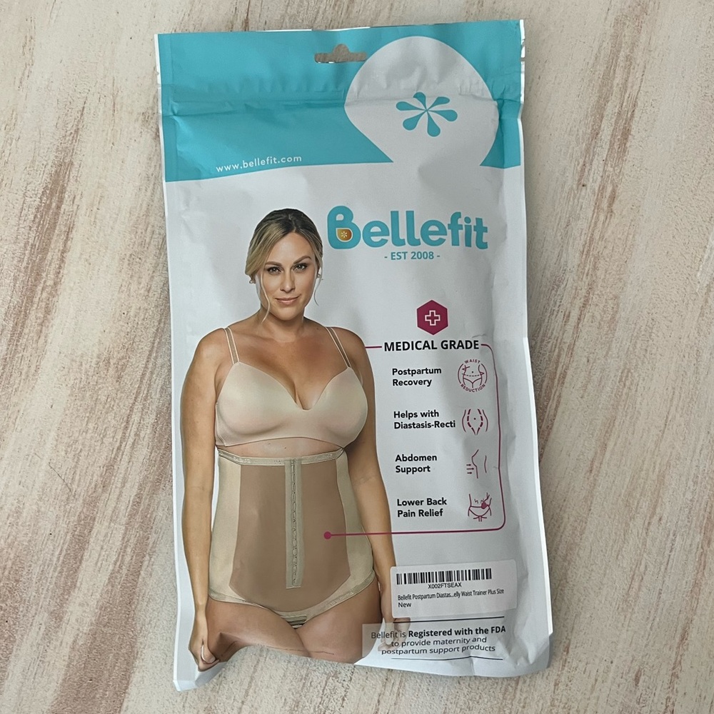 BRAND NEW Bellefit Girdle Side Zipper Postpartum Belly Support Belt